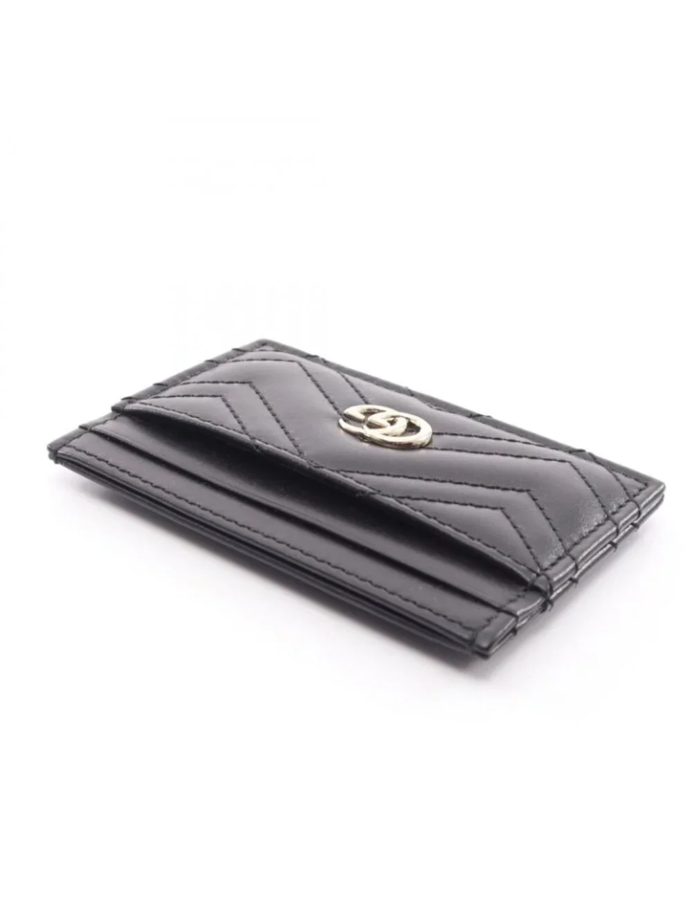 Gucci Card Case GG Marmont Leather